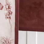 Maison d' Hermine Table Runner 100% Cotton Double Layer Table Runners 108 inches Long for Thanksgiving Christmas Decorations Home Kitchen Dining Party Wedding (Holy Jouy - Brown, 14.5" x 108")