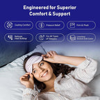 REVO Sleep Gel Memory Foam Mattress, 10-Inch California King – Cooling Gel Foam Mattress with Supportive Pressure Relief and Breathable Comfort – Deep, Restorative Sleep