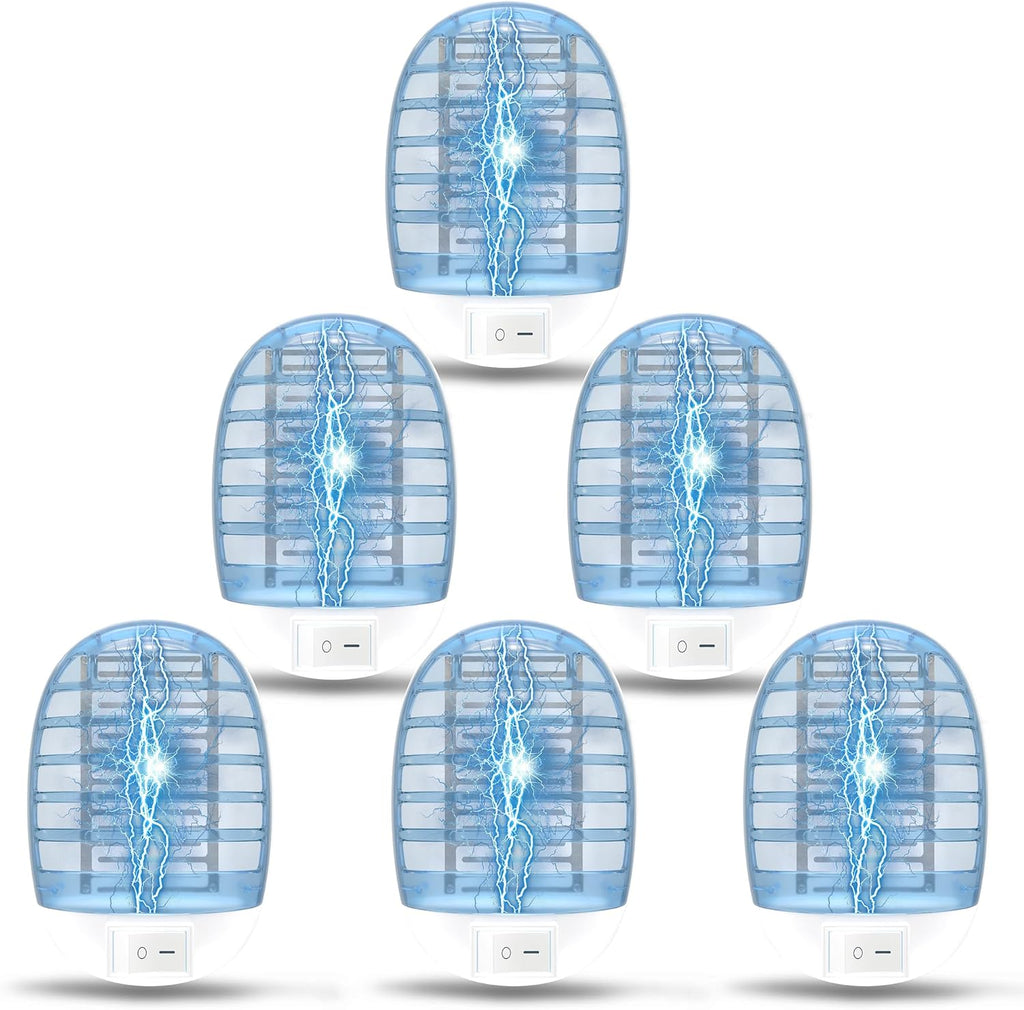 Indoor Bug Zappers, Fly Traps for Indoors, Insect Traps for Home Mosquito Killer for Kids & Pets, Home, Kitchen, Bedroom, Baby Room, Office (6 Packs)