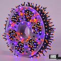 QITONG 165ft 500 LED Orange and Purple Halloween Lights Outdoor Waterproof, String Lights for Outside with 8 Modes, Green Wire Twinkle Lights Plug in Indoor