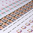 Custom Stickers Personalized Labels - Customized Stickers with Any Design Image Logo Text,Custom Thank You Label Stickers,Custom Stickers for Business Logo,100 Labels (Rectangle,1.5"x1")