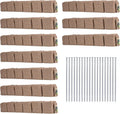 Beuta Landscape Edging | Garden Edging Border | Faux Stone Blocks for Lawn Edging, Flower Beds & Yard Edging– 10 Pack | Each Section Has 6 Blocks 48" L x 4" W x 6.5" H | 20 Spikes | Cobblestone