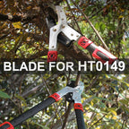 HAUTMEC Replacement Blade for Telescopic Anvil Loppers HT0149, High Carbon Steel, Low-Friction Teflon Coating, HT0460