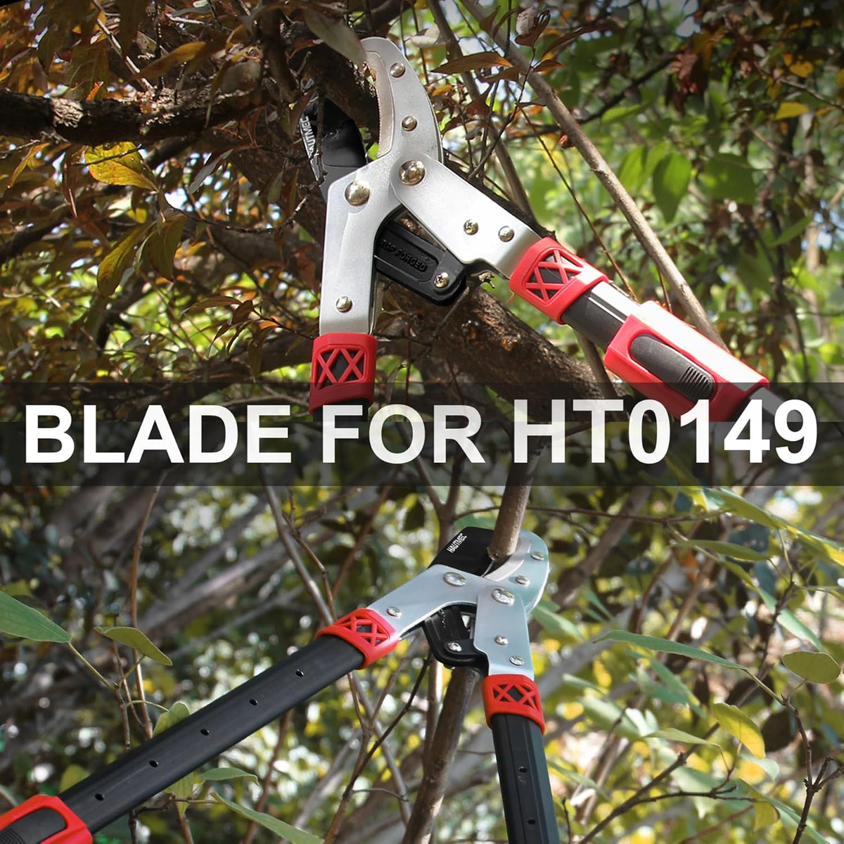 HAUTMEC Replacement Blade for Telescopic Anvil Loppers HT0149, High Carbon Steel, Low-Friction Teflon Coating, HT0460