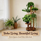 GEEBOBO 5 Tiered Tall Plant Stand for Indoor