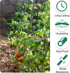 Garden Stakes 30 Inches Steel Plant Stakes Tomato Stakes Pack of 25