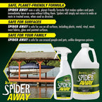 STAR BRITE Spider Away – Simply Chase Away Pesky Spiders & Keep Them Away - Ideal for Homes, Garages, Docks, Patios, Boathouses & More