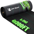 Land Guard 4ft x 300ft Weed Barrier Fabric Heavy Dusty, Ground Cover, Weed Mat, Woven Landscape Fabric for Garden, Lawn and Outdoor Project