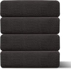4 Piece Oversized Bath Towels Set 35x70 Inches, Black Brown Extra Large Soft Bath Sheet Chair Towels 600 GSM Highly Absorbent Quick Dry Towels Set for Bathroom Hotel Spa…
