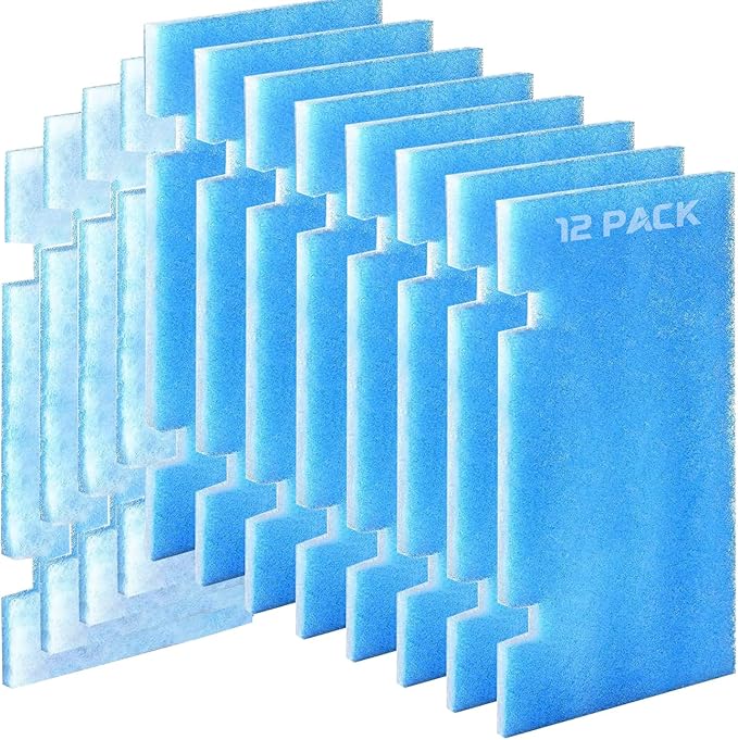 12 Pack RV Air Conditioner Filters 14" X 7.5" MERV 8 Rated RV AC Replacement Filters Compatible with Dometic Duo Therm 3313107.103/3105012.003