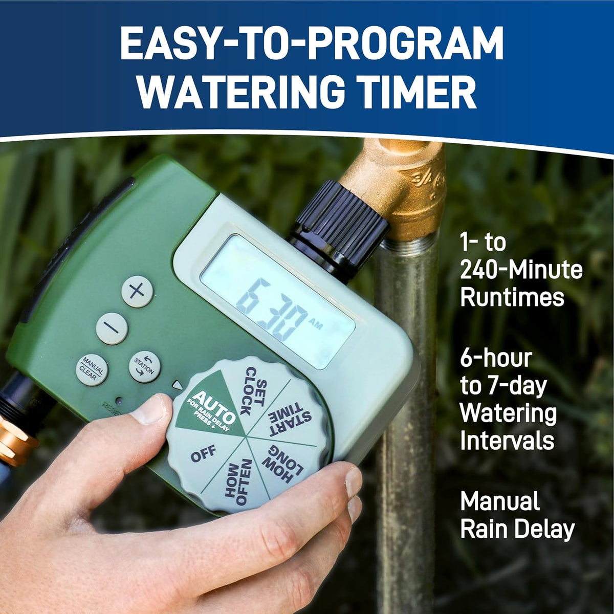 Orbit 50021 2-Zone All-in-One Automatic Watering System