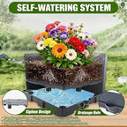 2 Packs Tomato Planter with Trellis, 56" Tomato Cages for Indoor & Outdoor Climbing Plants, Self Watering Vertical Garden Bed Plant pots for Garden Patio