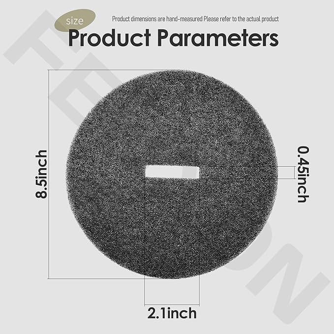 10-Pack Replacement Filters Compatible with B-Air Pet Dryer Airmovers GP-1, GP-1-F Grizzly, for Use by Pet Groomers and Kennels