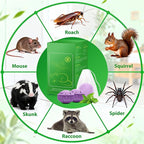 Skunk Repellent for Yard, 36 Pack Powerful Peppermint Keep Rodent, Mice, Skunk, Raccoon Away House Home Attic Kitchen Car Engines, Long-Lasting Protection and Safe Family