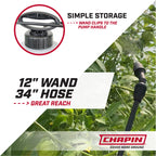 Chapin 1-Gallon Deluxe Garden Sprayer, Anti-Clog Performance