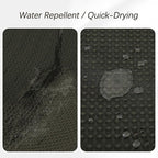 Extra Long Waffle Weave Shower Curtain 96 Inch Length Heavy Duty Shower Curtain for Bathroom, Machine Washable Water Resistant 256GSM Modern Shower Curtains with 12 Hooks, 72Wx96H Brown