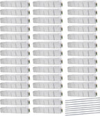 Beuta Landscape Edging | Garden Edging Border | Faux Stone Blocks for Lawn Edging, Flower Beds & Yard Edging – 40 Pack | Each Section Has 6 Blocks 48" L x 4" W x 6.5" H | 80 Spikes | Limewash