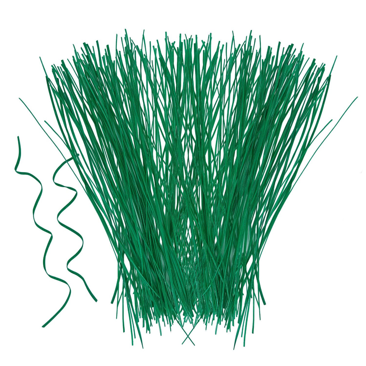 Plant Twist Ties - 8'' Plant Ties for Climbing Plants, Pack of 100, Green