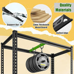 Set of 2 Storage Shelves, 27.7"W Metal Shelving 2010LBS Garage Shelving Heavy Duty Garage Shelves Adjustable Metal Shelf for Pantry Kitchen Closet Basement Warehouse 11.9"D × 27.7"W × 60"H