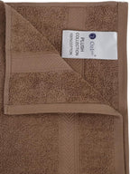 Casa Lino 4 Pack Hand Towels for Bathroom, 18"x28", 100% Cotton, Ultra Soft & Highly Absorbent, Premium Luxury Towels for Gym, Shower, Hotel, New Apartment Essentials, Brown