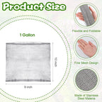 80 Pcs 1 Gallon Gopher and Vole Wire Mesh Basket Bulk Stainless Steel Plant Root Protector Gopher Cages for Garden Planting Underground Plant Protection