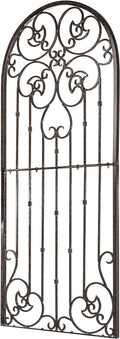 H Potter Garden Trellis for Climbing Plants Metal Wrought Iron Outdoor Wall Panel for Vines Flowers