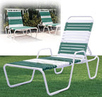 LukLoy 2" Wide 20ft Long Vinyl Straps for Patio Chairs Repair DIY + 20 Rivets, Replacement Straps for Lawn Chairs Patio Garden Balcony Outdoor Lounge Dining Furniture Repair, Dark Green