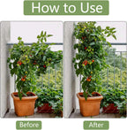 Garden Plant Stakes 36 Inch 3Ft Steel Plant Stick Support, 25 Pack Tomato Stakes for Growing Climbing Plants, Potted Plants, Tomatoes, Trees, Cucumber, Beans, Fences Poles
