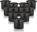 Gardenera 1-Gallon Aeration Grow Bags - Set of 10 Durable Fabric Pots with Handles for Growing Healthy and Vibrant Plants