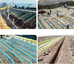5cm/2in Diameter French Drain Pipe Perforated Drainage Pipes, Soft Infiltration Tubular Underground Drainage Systems for Outside Driveway/Sidewalk, Steel Wire Reinforced Permeable Tube(2450cm)