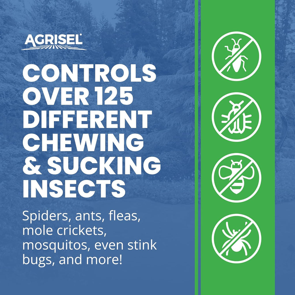 Bifenthrin Pro 7.9, Insect Control, Safe for Plants & Crops, Insecticide, Effective Against 125+ Insects, Includes 3-Pack of Agrisel Protective Gloves, 16 Ounces