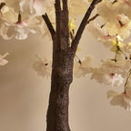 LITBLOOM Lighted Cherry Blossom Tree Pink 18IN 40 LED with Timer Artificial Tabletop Bonsai Tree Lights USB Plug or Battery Operated for Wedding Party Home Birthday Decoration