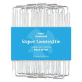 Landscape Staples - Heavy Duty 11 Gauge Galvanized U-Shaped Sod Pins for Weed Barrier and Landscaping Fabric Stakes - 1" x 6" (100 pcs)