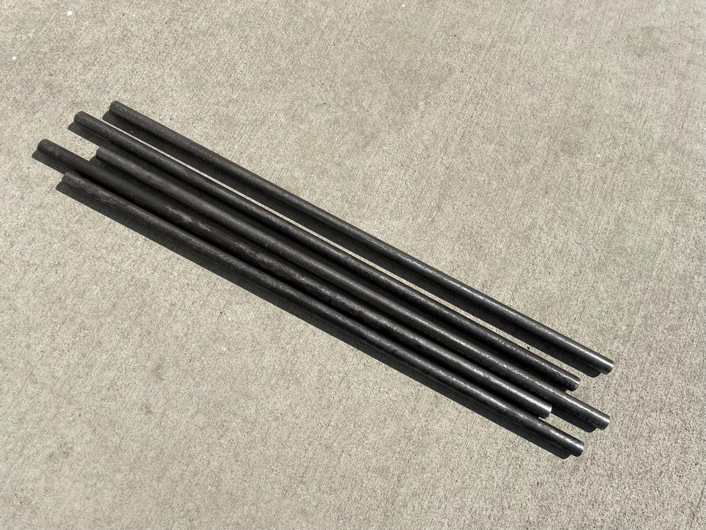 Sandbaggy Smooth Concrete Dowel Bar (1/2" W x 18" L) - Saw Cut Ends - Plain Grade 60 Steel - Construction Grade for Concrete Projects (120, Count)