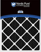 Nordic Pure 18x24x1 (Actual Size: 17 1/2 x 23 1/2 x 3/4) Pure Carbon Pleated Odor Reduction Furnace Air Filters 3 Pack