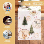 Maison d' Hermine Table Runner 100% Cotton Double Layer Table Runners 72 inches Long for Thanksgiving Christmas Decorations Home Kitchen Dining Party Wedding (Mountain Life, 14.5" x 72")