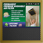CARTER | Gold | MERV 8 | HVAC & Furnace Filter | Washable Electrostatic (20x30x1)
