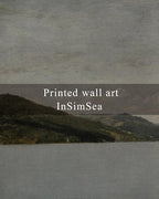 InSimSea Framed Canvas Wall Art Vintage Decor, Classical Landscape Paintings Artwork, Large Prints, Vintage Nature Decor, Retro Wall Decoration for Bedroom Living Room Bathroom, 20"x30"