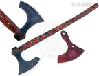SHINY CRAFTS 40" Hand-Forged Double-Head Norse Dane Axe Replica – Carbon Steel, SCA-08