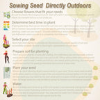 Outsidepride Low Growing Wildflower Seeds - 5 lbs Dwarf, & Short, Diverse Perennial & Annual Wild Flower Seed Mix with Long Bloom Season for Colorful Display That Thrives on All States