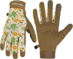HANDLANDY Women Safety Work Gloves Utility Touch Screen Working Grip Glove for Yardwork Gardening Breathable Mechanic Gloves