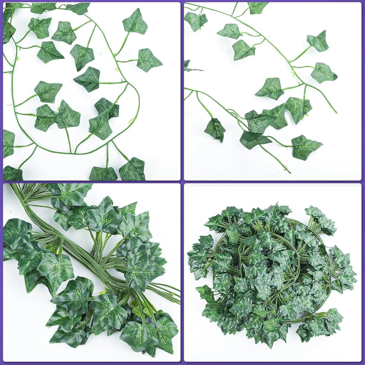 36 Pack 252 Feet Vines,Ivy,Ivy Garland,Fake Ivy,Fake Leaves,Ivy Vines,Artificial Vines,Green Vines,Leaves Room Decor,Vines for Bedroom,Wall Decor,Wedding Party