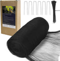 Bird Netting for Garden, 7.5 x 98 FT Heavy Duty Anti Bird Netting Mesh with Ties and Landscape Staples for Vegetable, Fruit Trees & Other Plants, Lasting Against Birds Deer Squirrels and Poultry