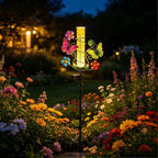 YHSOLAR Butterfly Rain Gauge with 6 Inch Plastic Tube