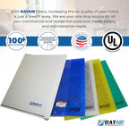 RAYAIR SUPPLY 14x18 Replacement Filter Pads Compatible with Dynamic Air Cleaner (3 Pack) (14x18)