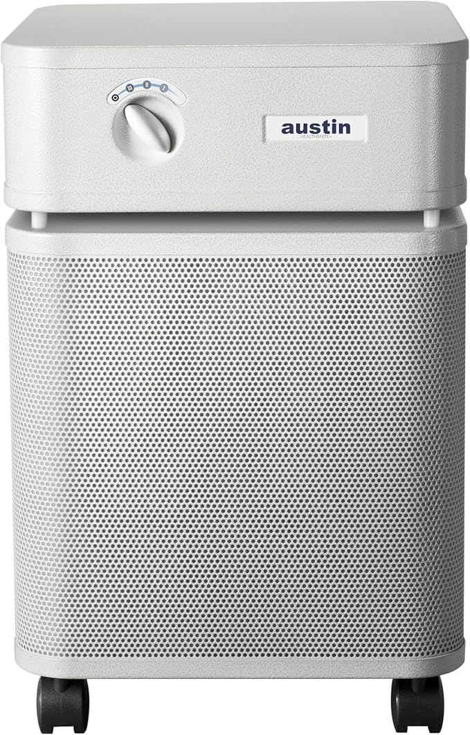 Austin Air Healthmate Plus - Powerful Air Purifier with HEPA Medical-Grade Filtration System, Eliminate Harmful Airborne Contaminants, (Sandstone)