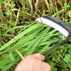 Kana Hoe 217 Japanese Garden Tool - Hand Hoe/Sickle is Perfect for Weeding and Cultivating,Solid Wood Handle for Gardening Tools