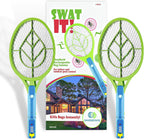 SWAT IT! Bug Zapper Rechargeable Bug Zapper Racket, 4000 Volt, USB Charging Cable, 2 Pack (Medium)