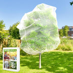Fruit Tree Netting, 10x10 FT Plant Mesh Netting for Garden Protection with Zipper, Blueberry Bush Insect Netting Cover as Garden Pest Barrier from Cicadas, Bug, Bird for Apple, Tomato