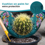 fauson Gardening Gloves - Gardening Gloves for Women Firm Grip Breathable Garden Gloves Puncture-Resistant Work Gloves Green